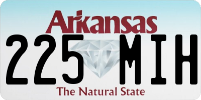 AR license plate 225MIH