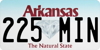 AR license plate 225MIN