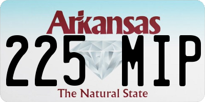 AR license plate 225MIP