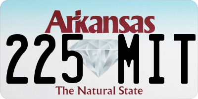 AR license plate 225MIT