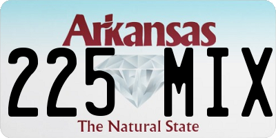 AR license plate 225MIX