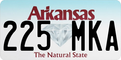 AR license plate 225MKA