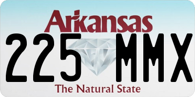 AR license plate 225MMX