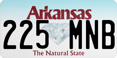 AR license plate 225MNB