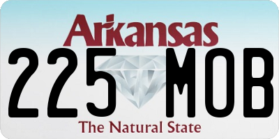 AR license plate 225MOB