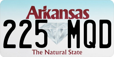 AR license plate 225MQD
