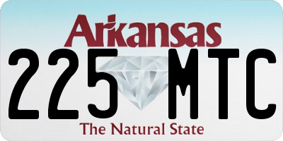 AR license plate 225MTC
