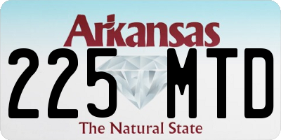 AR license plate 225MTD
