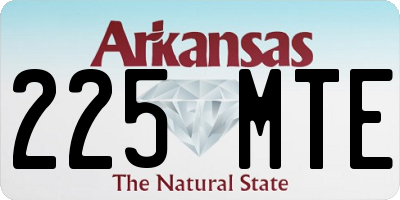 AR license plate 225MTE
