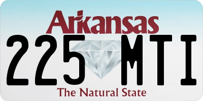 AR license plate 225MTI