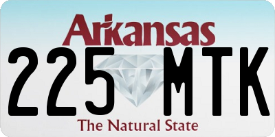 AR license plate 225MTK