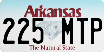 AR license plate 225MTP