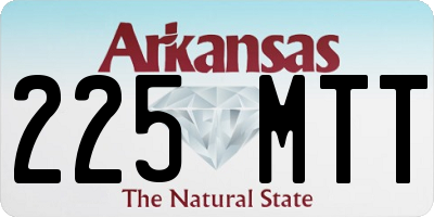 AR license plate 225MTT