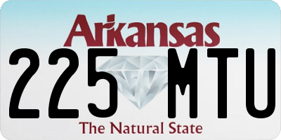 AR license plate 225MTU