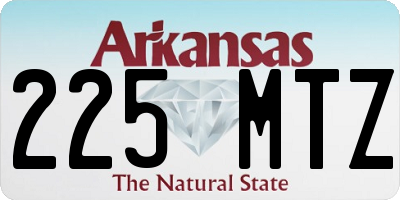 AR license plate 225MTZ