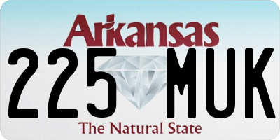 AR license plate 225MUK