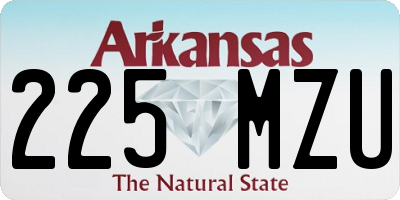 AR license plate 225MZU