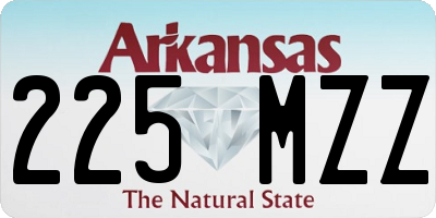 AR license plate 225MZZ
