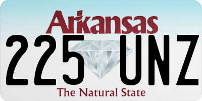 AR license plate 225UNZ
