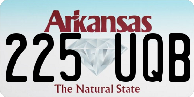 AR license plate 225UQB