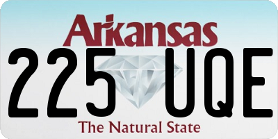 AR license plate 225UQE
