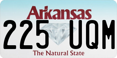 AR license plate 225UQM