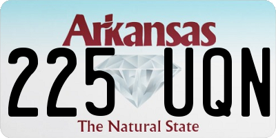 AR license plate 225UQN