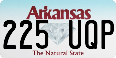 AR license plate 225UQP