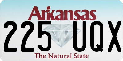 AR license plate 225UQX