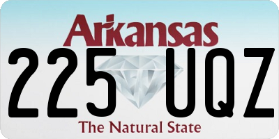AR license plate 225UQZ