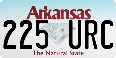 AR license plate 225URC