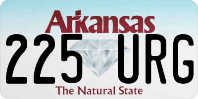 AR license plate 225URG