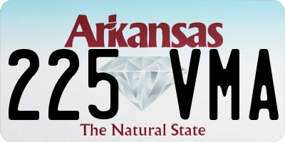 AR license plate 225VMA