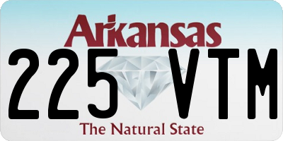 AR license plate 225VTM