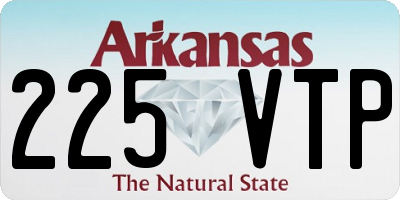 AR license plate 225VTP