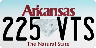 AR license plate 225VTS