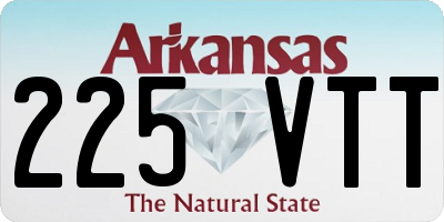 AR license plate 225VTT
