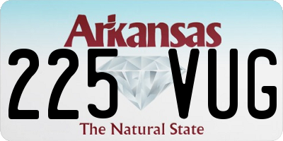 AR license plate 225VUG