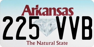 AR license plate 225VVB