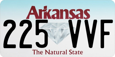 AR license plate 225VVF