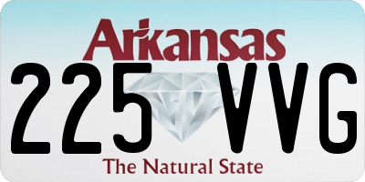 AR license plate 225VVG