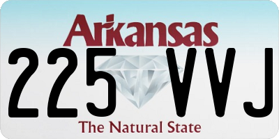 AR license plate 225VVJ