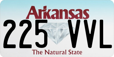 AR license plate 225VVL