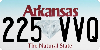 AR license plate 225VVQ