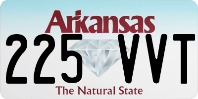 AR license plate 225VVT