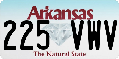 AR license plate 225VWV