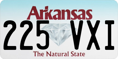 AR license plate 225VXI