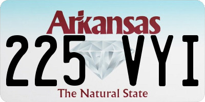 AR license plate 225VYI
