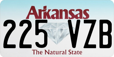 AR license plate 225VZB