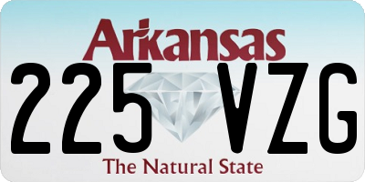 AR license plate 225VZG